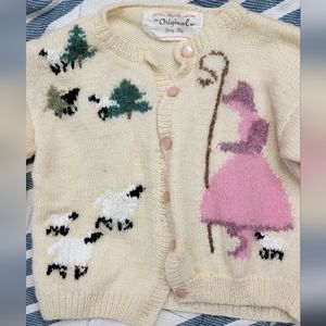 Mary and her little lambs crocheted sweater